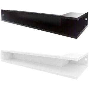 BOFILL Grille d’angle à fente CUBE ANGULAR blanche ou noire – 560 à 800 cm²