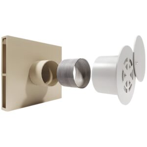 BOFILL Kit d’entrée d’air frais KITFRESH – Ø80 à Ø160 – 50 à 200 cm²