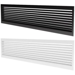 BOFILL Grille à ailettes LINE blanche ou noire – 29 à 450 cm²