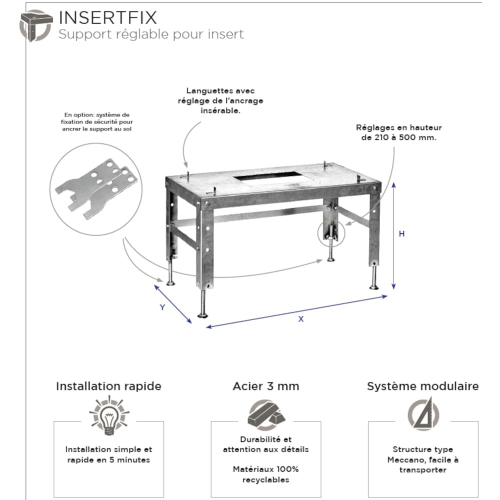 bofill-amenagement-support_insert-insertfix-schema.jpg - Plombier Entre-Deux-Mers BOFILL Support pour Insert INSERTFIX – 4 versions - vue 3