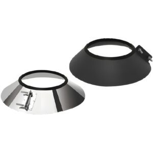 BOFILL Larmier étanche VDIE collerette jupe – Inox ou noir
