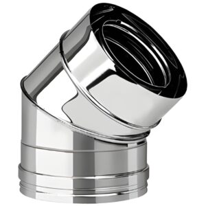 BOFILL CONC 316 Coude 45° concentrique CDI45 – Ø080/125 à Ø150/200