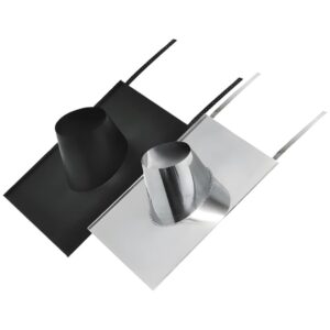 BOFILL Solin en acier inoxydable CADISY pour toit avec pente de 1° à 60° – Inox ou noir