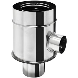 BOFILL CONC 316 Té airØ80mm fuméeØ80mm mâle T80DI..ES – Ø100/150 à Ø150/200