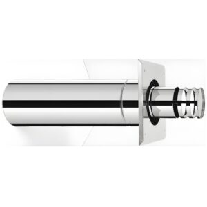 BOFILL CONC 316 Terminal horizontal concentrique avec platine BTDIRE recoupable – Ø080/125 à Ø150/200