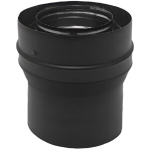 BOFILL CONC BLACK Adaptateur Ø80M/130F ADDINM80130100 vers CONC 316 Ø100/150