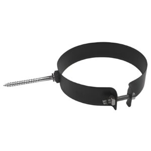 BOFILL CONC BLACK Collier d’ancrage AIDINM noir mat – Ø125 à Ø200