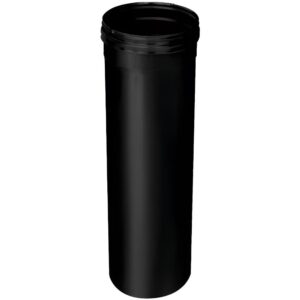 BOFILL CONC BLACK Élément recoupable 60 à 435 mm TEXNM500 noir mat – Ø080/125 à Ø150/200