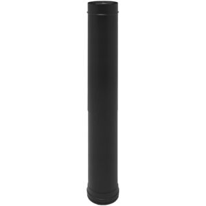 BOFILL CONC BLACK Élément concentrique réglable long TDIELNM noir mat – Ø080/125 à Ø150/200