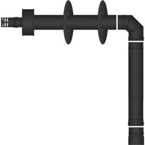 BOFILL CONC BLACK Kit concentrique ventouse KDINMVEXH noir mat