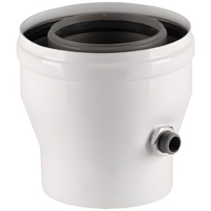 BOFILL CONC PP/ALU Augmentation de conduit PARDIP de Ø60/100 vers Ø80/125 – avec purge
