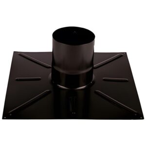 BOFILL CONC PP/ALU Solin noir en aluminium 0º PCADI0 pour PBDI50 – Ø60/100 ou Ø80/125