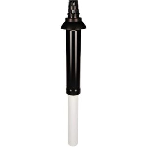 BOFILL CONC PP/ALU Terminal vertical concentrique PBDI50 noir – Ø60/100 ou Ø80/125