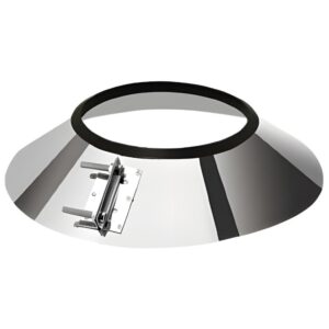 BOFILL Larmier inox VDPE collerette étanche pour solin – Ø80/140 à Ø300/360 mm