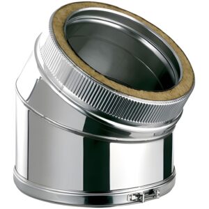 BOFILL DW GE Coude 30° double paroi isolé CDPIEL30 – Ø80/140 à Ø300/360