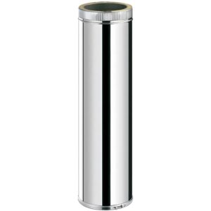 BOFILL DW 316 Élément droit silencieux 1000 mm double paroi isolé SILDPI – Ø80/140 à Ø200/260