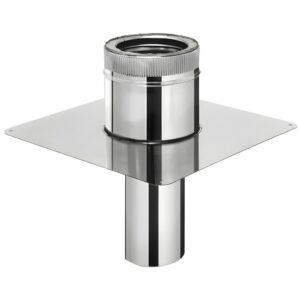 BOFILL Plaque de sortie PSDP..F jonction flexible FLEX 316 vers Double Paroi Isolé – Ø80/140 à Ø300/360