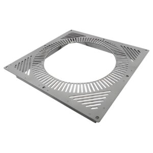 BOFILL Plaque pare-feu ventilée PTFV inox – Ø125/185 à Ø300/360 mm