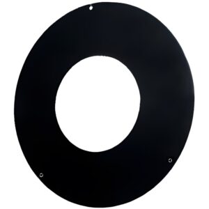 BOFILL Rosace 0° PL120DP0 noire – Ø80/140 à Ø300/360 mm