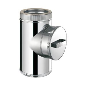 BOFILL DW GE Élément té d’inspection double paroi isolé TIDPIEL – Ø80/140 à Ø300/360