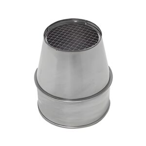 BOFILL DW GE Cône de finition haute double paroi isolé FCDPIEL avec grille – Ø80/140 à Ø300/360