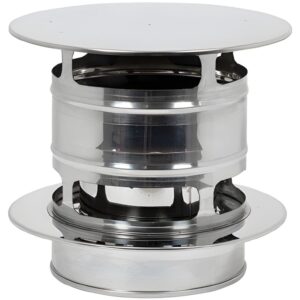 BOFILL DW 316 Chapeau terminal pare-pluie renforcé double paroi isolé SDPAWI – Ø80/140 à Ø700/780