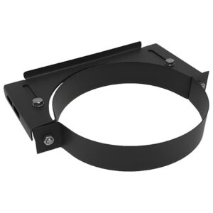BOFILL CONC BLACK Collier mural BMDIENM noir mat – Ø080/125 à Ø150/200