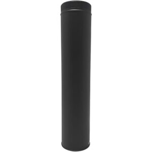 BOFILL DW BLACK Élément droit 1000 mm double paroi isolé TDPIP noir – Ø80/140 à Ø300/360