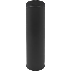 BOFILL DW BLACK Élément droit 500 mm double paroi isolé TDPIP500 noir – Ø80/140 à Ø300/360