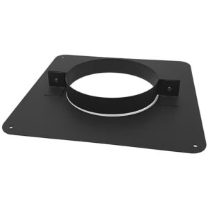 BOFILL DW BLACK Plaque tuile noire PMDPP haut de conduit – Ø80/140 à Ø300/360