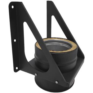 BOFILL DW BLACK Support mural SMDPIP noir – Ø80/140 à Ø300/360 mm