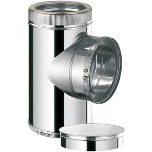 BOFILL DW GE Té 90° femelle double paroi isolé TTDPIEL90 avec tampon – Ø80/140 à Ø300/360