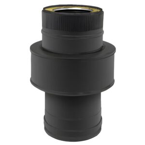 BOFILL DW 316 Adaptateur noir mat ADDIDPIP de Concentrique vers Double Paroi