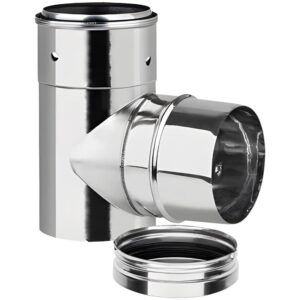 BOFILL FLEX 316 Té 90° mâle + tampon TMPTG90 poêle tubage étanche