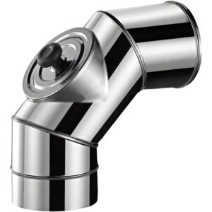 BOFILL SW304 Coude inox 90° avec trappe d’inspection CIR90 – Ø150 à Ø300