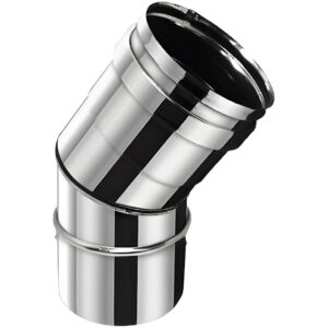 BOFILL SWJ 316 Coude 45° simple paroi étanche CIG45 inox – Ø80 à Ø300