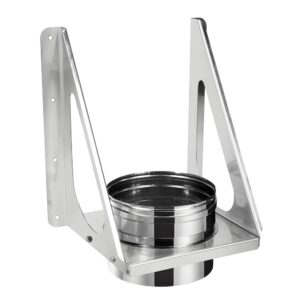 BOFILL SWJ 316 Support mural réglable simple paroi étanche SMG inox – Ø80 à Ø300