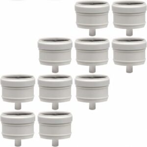 BOFILL SWJ PP Lot de tampons avec purge PPRIG polypropylène blanc