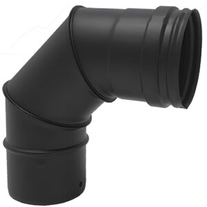 BOFILL SWJ VT Coude 90° étanche CVNM31090U acier émaillé noir
