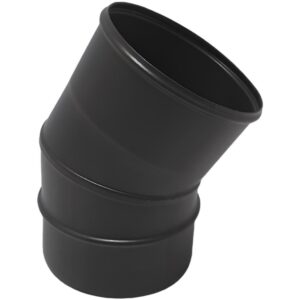BOFILL SW VT Coude 30° simple paroi CVNM30 émaillé noir mat – Ø100 à Ø200