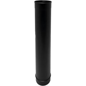 BOFILL SW VT 6 longueurs de 1 mètre simple paroi TVNM émaillé noir mat - vue 2