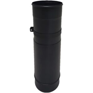 BOFILL SW VT Rallonge télescopique 256 à 456 mm simple paroi CVNMT émaillé noir mat