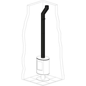 BOFILL SW VT PLUS Kit de raccordement dessus KVNMPLVEX acier émaillé 1,2 mm – Ø150