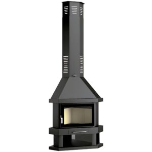 FM Cheminée métallique d’angle C-300 RK – 10,4kW