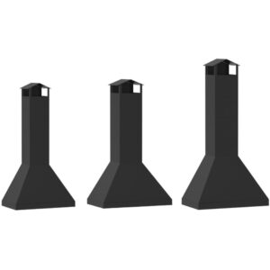Hotte métallique pour barbecue BBQ de 60cm à 100cm