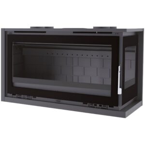 FM Insert à bois double face en angle IT-122 DK / IT-122 DFK – 13,3kW – 90cm – 4 Turbines