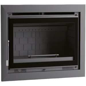 FM Insert à bois compact IT-165 / IT-165 F – 12,6kW – 60cm – 2 Turbines – Foyer fonte