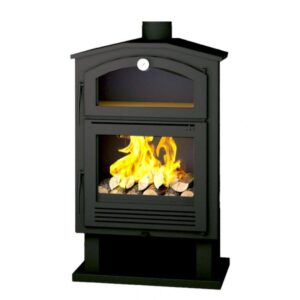 poele-a-bois-avec-four-fm_ch4-9kw - Plombier Entre-Deux-Mers