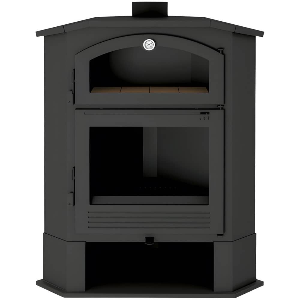 poele-a-bois-fm-ch4r.jpg - Plombier Entre-Deux-Mers Poêle à Bois avec Four FM CH-4R 9,5 kW