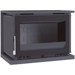 FM Poêle à bois suspendu M-170K / M-170FK – 12,6kW – 70cm – Turbines